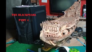 PART 4 # Miniatur kapal BLACKPEARL dari kayu made in payakumbuh