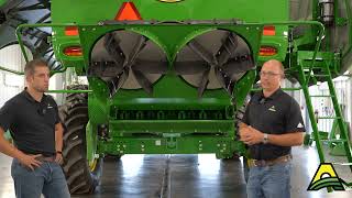 John Deere S700 Residue Management  - Spread Pattern