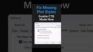 Never Lose CTB Plot Styles Again with This Trick #AutoCAD #CADTips #PlotStyles