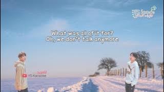 Jimin & JK - We don't talk anymore [ Lyrics ]