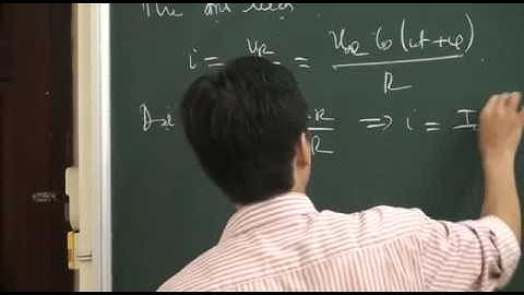 Các loại mạch điện xoay chiều - Thầy Đặng Việt Hùng