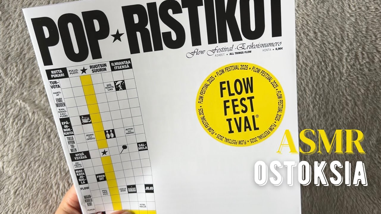 ASMR SUOMI - ostosten esittely ☀️