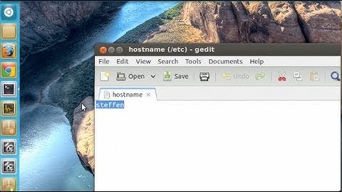 Change Hostname - Ubuntu 12.04