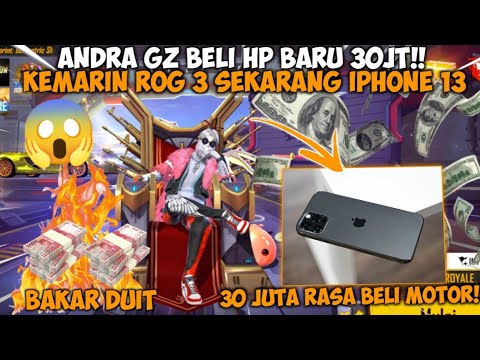 AKHIRNYA GUYS GUA BISA MAIN FF DI HP IPHONE 13 PALING MAHAL 30 JUTA   GILA ENAK BANGET