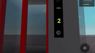 Glitchy Fast Otis Traction Elevator in a game on Roblox (Modded by Schindler)
