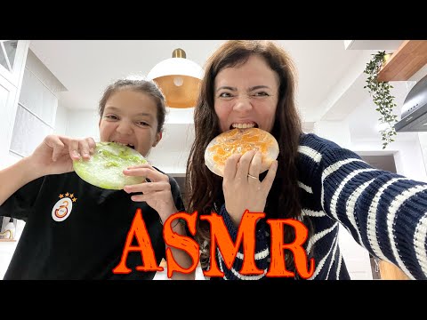 TİKTOK AKIMI ASMR VİDEOSU 2 / Bu Sefer Bol Malzemeli Yaptık