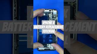 iPhone X Battery Replacement Tutorial #cellphonerepair #smartphone #iphonerepair #repair #fix
