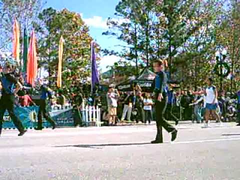 Orlando Citrus Parade 2009:  Brite Star Twirlers of Central Florida