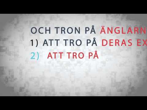 Tron på Änglar || Typografi