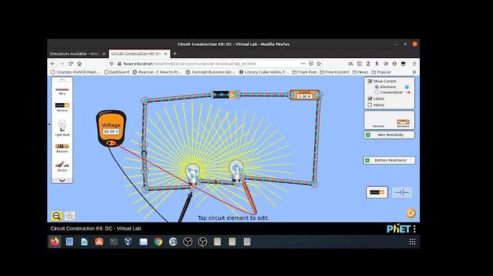 DC Simulation of Series Circuit