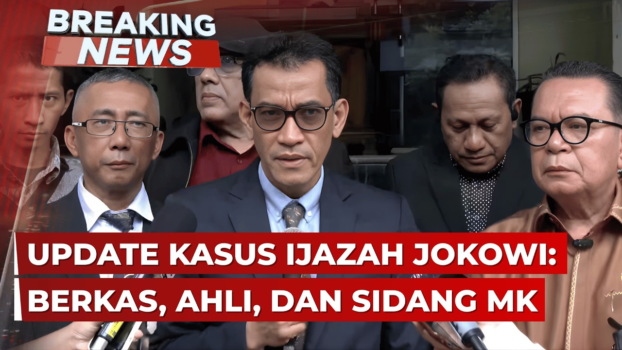 BREAKING NEWS - Update Kasus Ijazah Jokowi Terkait Pelimpahan Berkas, Keterangan Ahli & Sidang MK