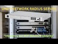 Unifi network radius server