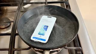 Dropping iPhone 16 into Boiling Water