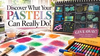 24 Soft Pastel Mark-Making Techniques You NEED to Try! + PASTEL GIVEAWAY 🎨 screenshot 1