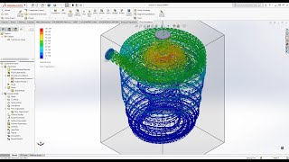 [SolidWorks] Thien Cyclonic Separator Simulation CAD+CFD