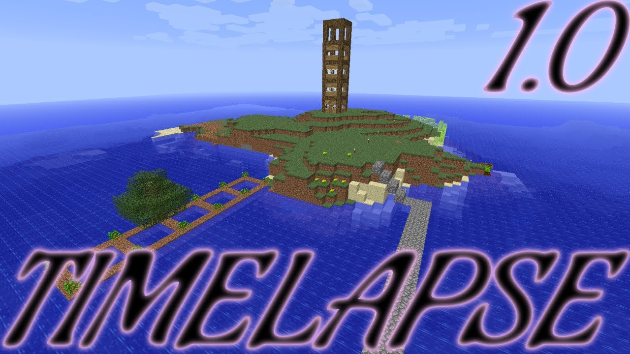 Minecraft Survival Island Timelapse (V1.0) #2 - YouTube
