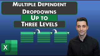 Excel Tips - Multiple Dependent or Cascading Dropdowns (Simple Method)