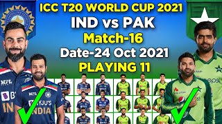 ICC T20 World Cup 2021 | India VS Pakistan Playing 11 | IND vs PAK 2021 Playing 11