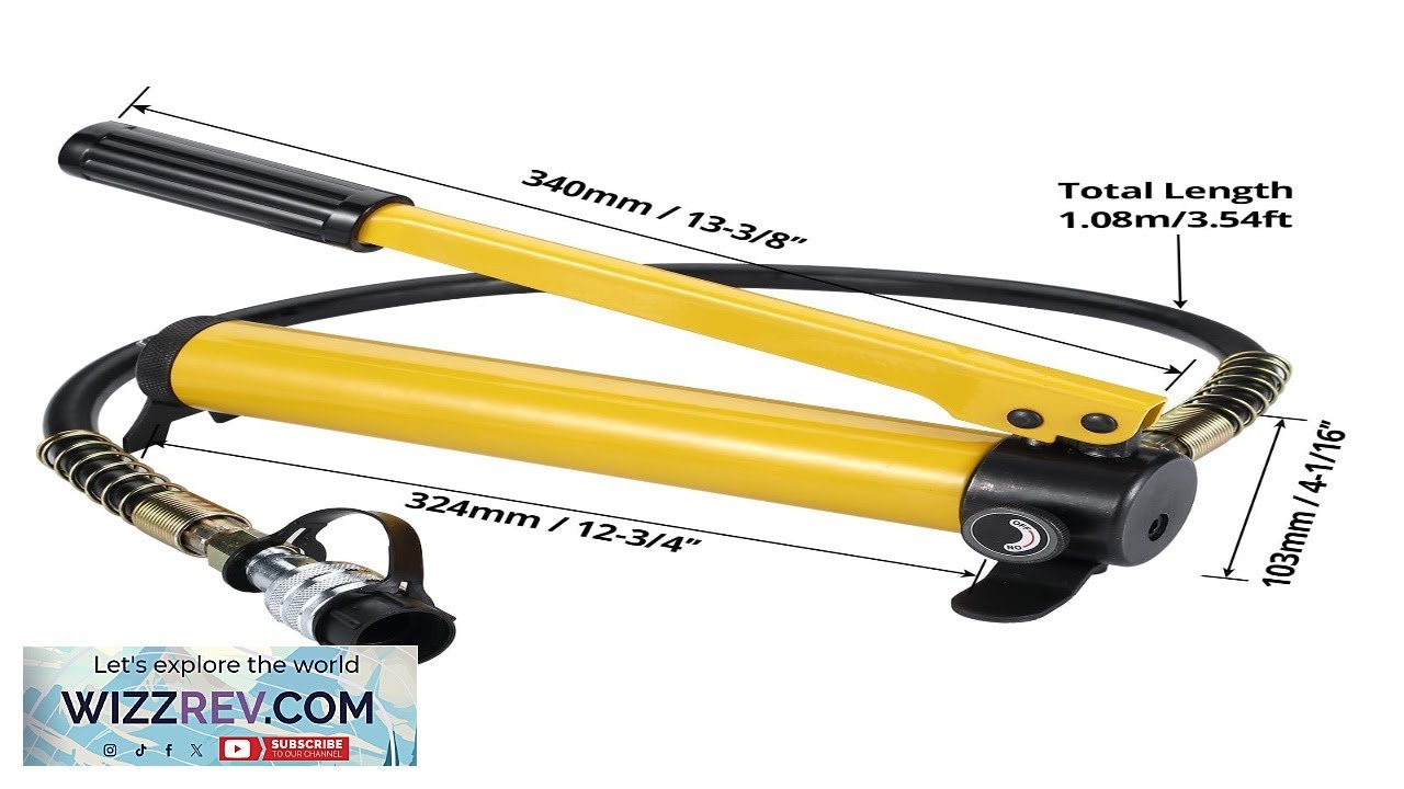 Garvee Hydraulic Hand Pump Cp 180 8500psi Hand Operated Hydraulic Pump Portable Manual