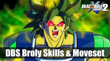 (DLC 20) Transforming DBS Broly Moveset & Skills! - Dragon Ball Xenoverse 2 Gameplay