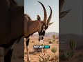 Addax Antelope - #AddaxAntelope #DesertLife #SurvivalAnimals #WildSahara #NatureAdaptation