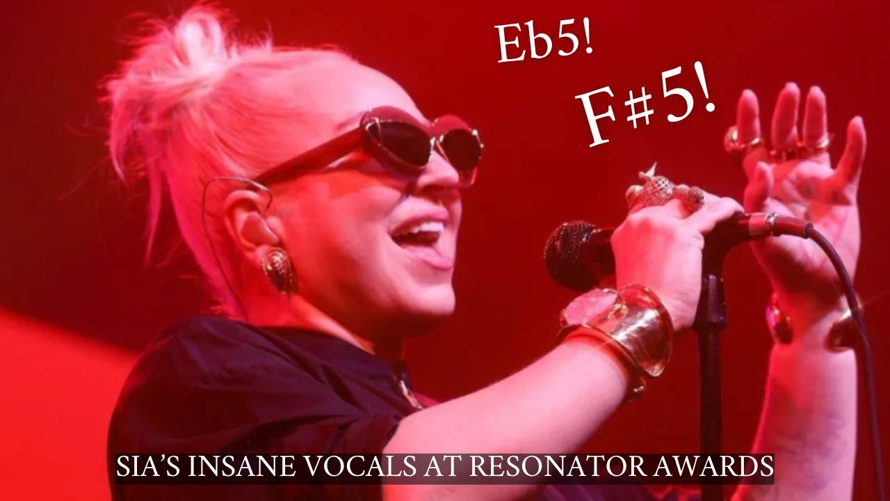 Sia's INSANE Vocals at 2026 Resonator Awards (F#5 belt!)