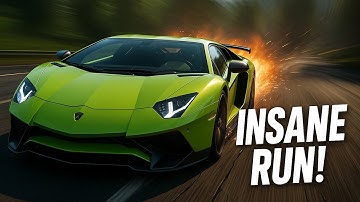 Lamborghini Aventador SV INSANE Run! 🔥 Thrustmaster T300RS + Forza Horizon 4 POV GameplayV