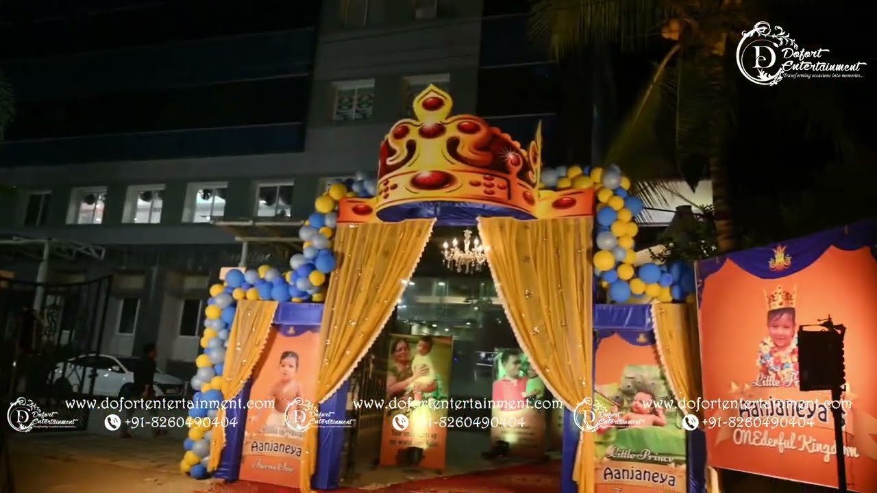 LITTLE PRINCE - INSPIRED THEME BIRTHDAY DECORATION @GRAND LUMBINI CONVENTION, BHUBANESWAR