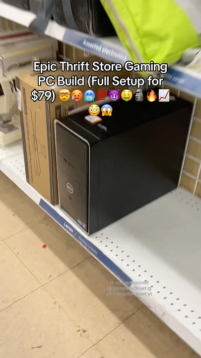 Entire setup costs less than a steak dinner 🥩🤯🥵🥶🤑🔥👀✅😈😹 #pc #pcbuild #thrift #gaming