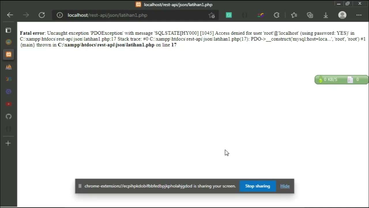 Php fatal error uncaught exception. Pdoexception. tidal dreams -access denied (2025) фото.