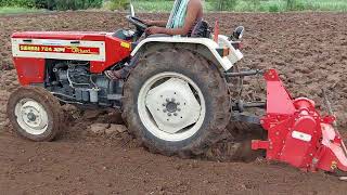 swaraj 724 xm orchard 27 hp  with rotavator