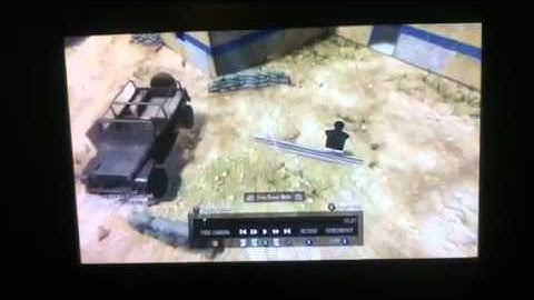 COD Black Ops random grenade kill, over the map !