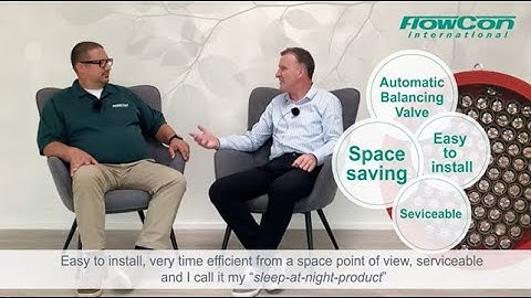 HVAC - Automatic Balancing Valve - FlowCon Wafer #MyFavoriteFlowCon