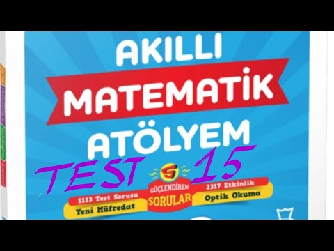 Matematik Atölyem Güçlendiren Test 15 Çözümleri