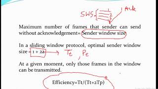 CN 20:Sliding Window Protocol:part 1
