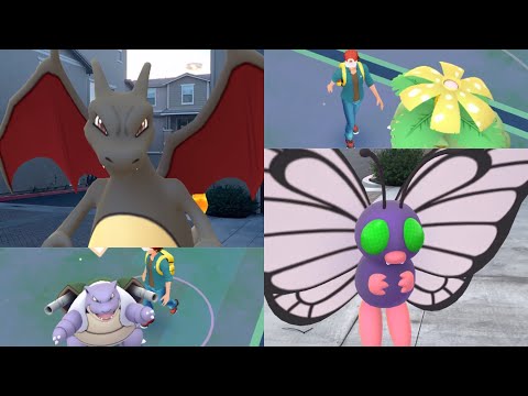 1-20 Pokémon Go Buddy Walking Animations and AR+ Demonstration