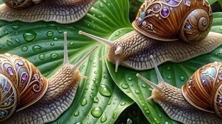 The Rare Life of Albino Snails | Harmony in the Slow Micro-World