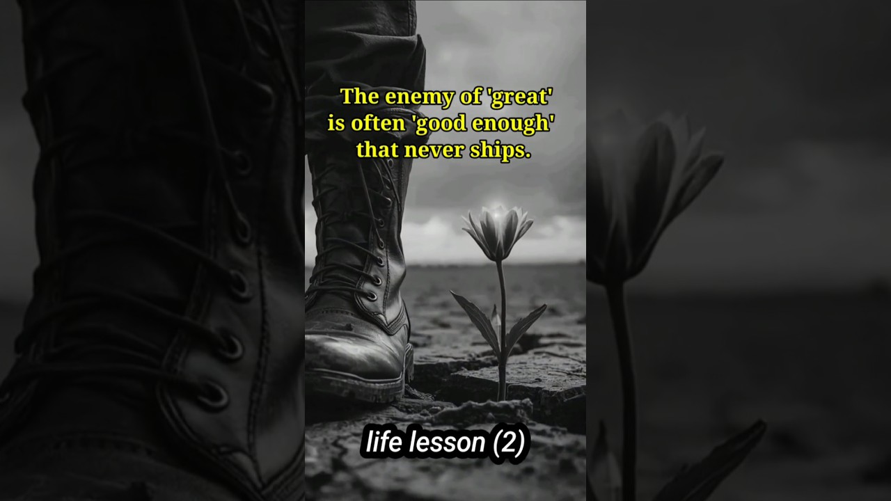 Life Lesson .2 – Progress Over Perfection 💪🔥💪 