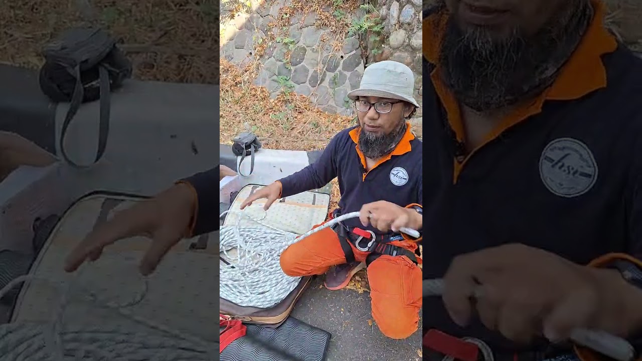 HSIB pelatihan rappelling oleh Agung Abu Uswah (part 4)
