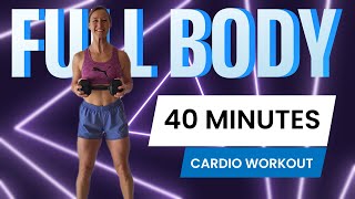 40 Minute Full Body Cardio Fat Blaster Workout | Burn Calories Fast at Home screenshot 4