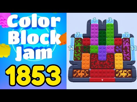 Color Block Jam Level 1853 Solution