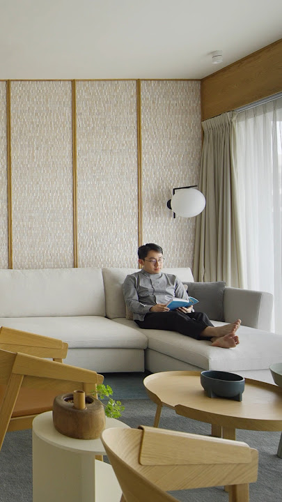 Japandi Home with clean and minimalist furnishing