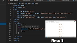 How to write one word or sentence for several times(1000) with  javascript ,html and css screenshot 4