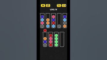 Ball sort puzzle level 75