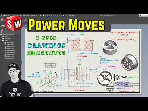2 EPIC Drawings Shortcuts for SolidWorks users!!