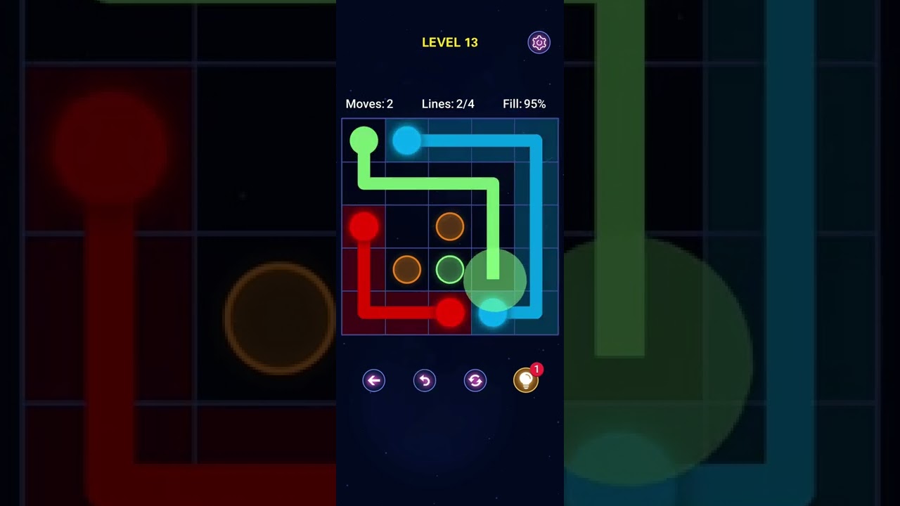 Max Level Pro Light Connect Puzzle Gameplay  (iOS - Android) Shorts # 13