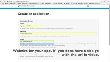 Generating Twitter Consumer and consumer secrect keys for Login and Tweets through app