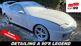 Dirty Toyota Supra ASMR Full Detail - Soft99 products screenshot 5