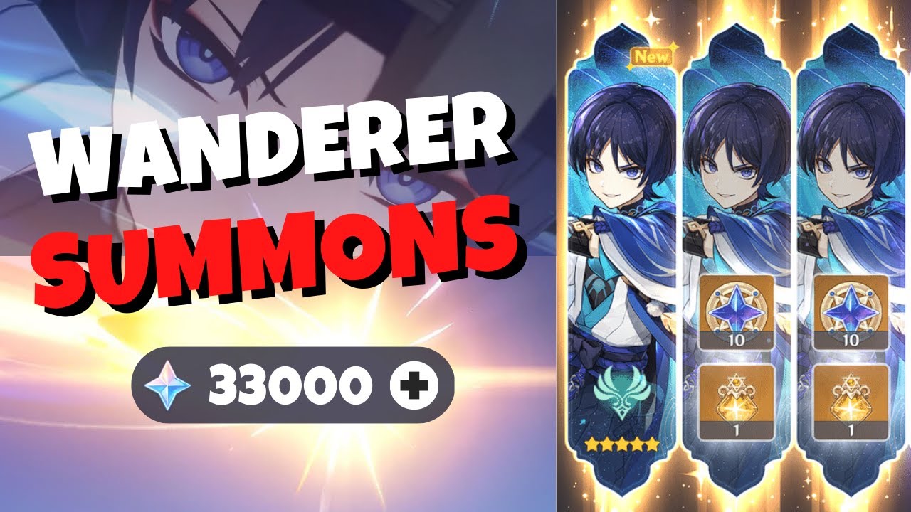 I Spent Over 33,000 PRIMOGEMS for Wanderer in Genshin Impact - YouTube