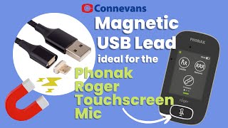 Magnetic Micro Usb Lead For Charging A Roger Touchscreen Mic Transmitter